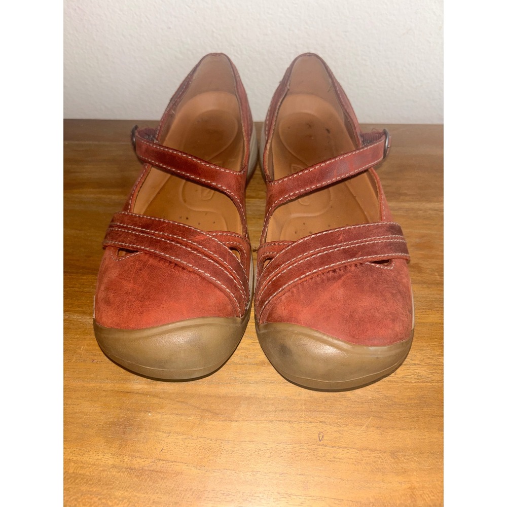 Keen Presidio II Shoes Women 9 Leather Mary Jane Comfort Flats